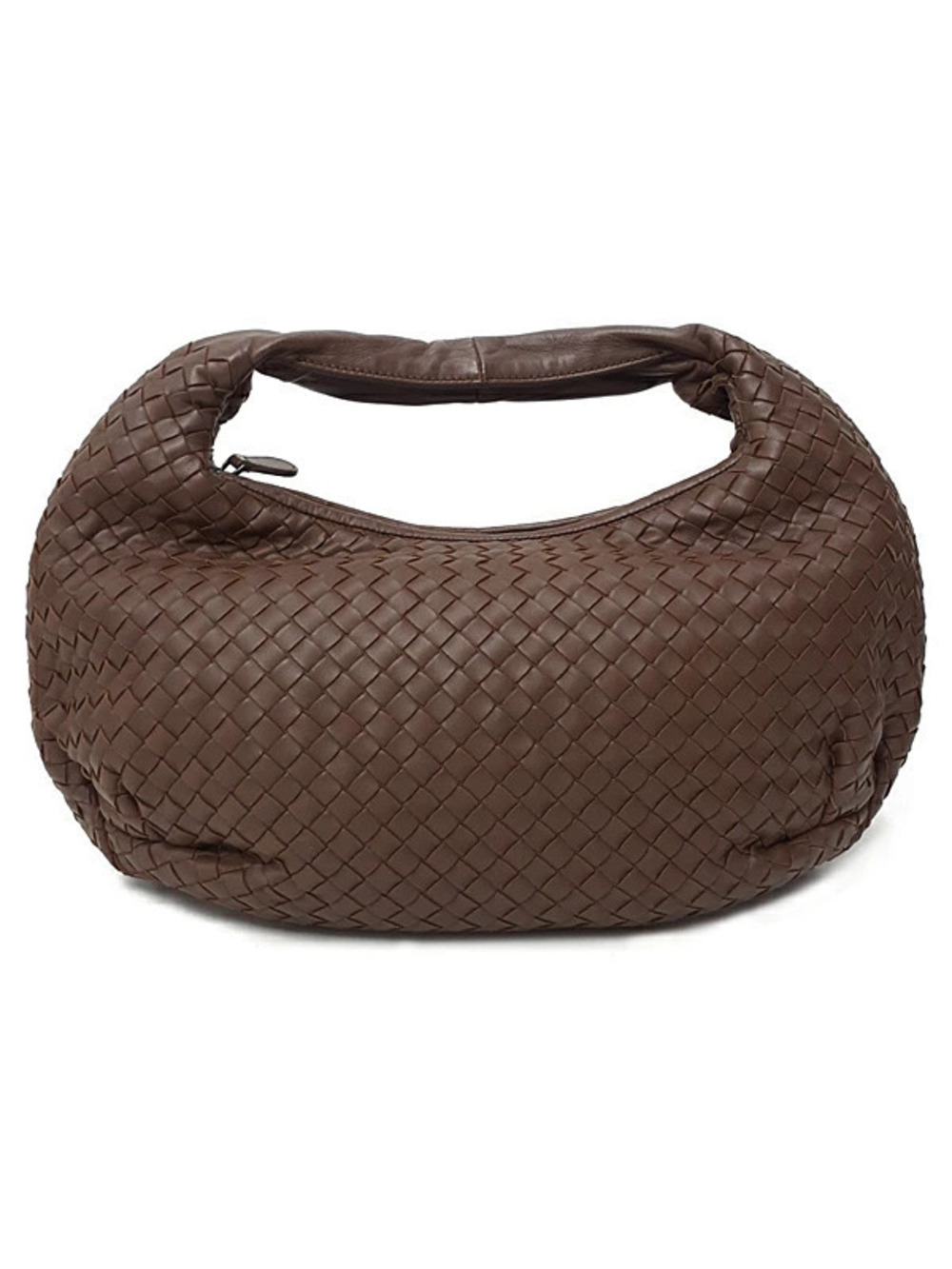 Bottega Veneta Intrecciato Veneta Hobo Bag woven nappa leather Black